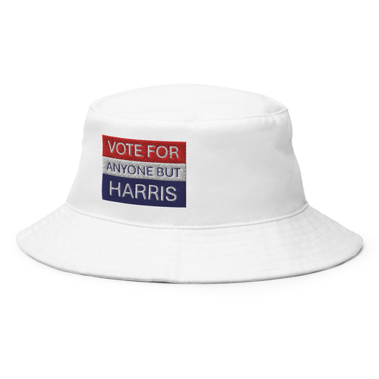 Vote for Anyone but Harris | Bucket Hat I Big Accessories BX003 | Bucket Hat I Big Accessories BX003