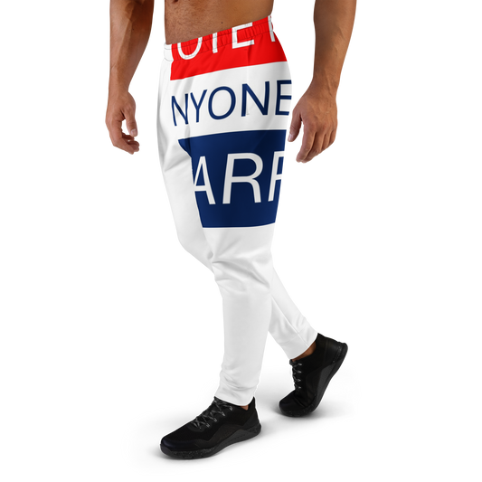 Vote for Anyone but Harris | All-Over Print Recycled Men’s Joggers | All-Over Print Recycled Men’s Joggers